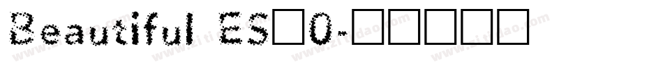 Beautiful ES_0字体转换
